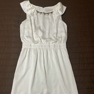 Loft By Ann Taylor Cream Dress Size 2